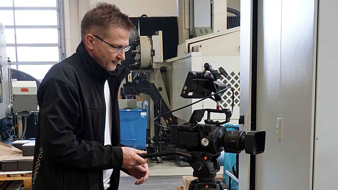 Videoproduktion - Dreharbeiten bei SAV